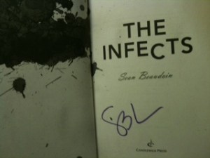 Sean Beaudoin autograph "The Infects"
