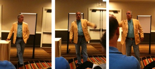 Henry Winkler acts out advice to writers