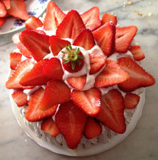 Strawberry cake
