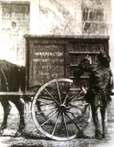 Preambulating library Warrington England 1859